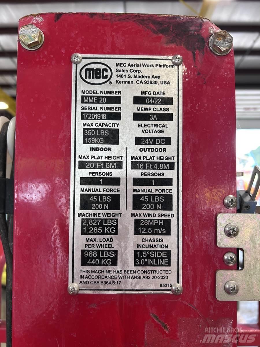 MEC OTHER Vertikalūs stiebiniai keltuvai