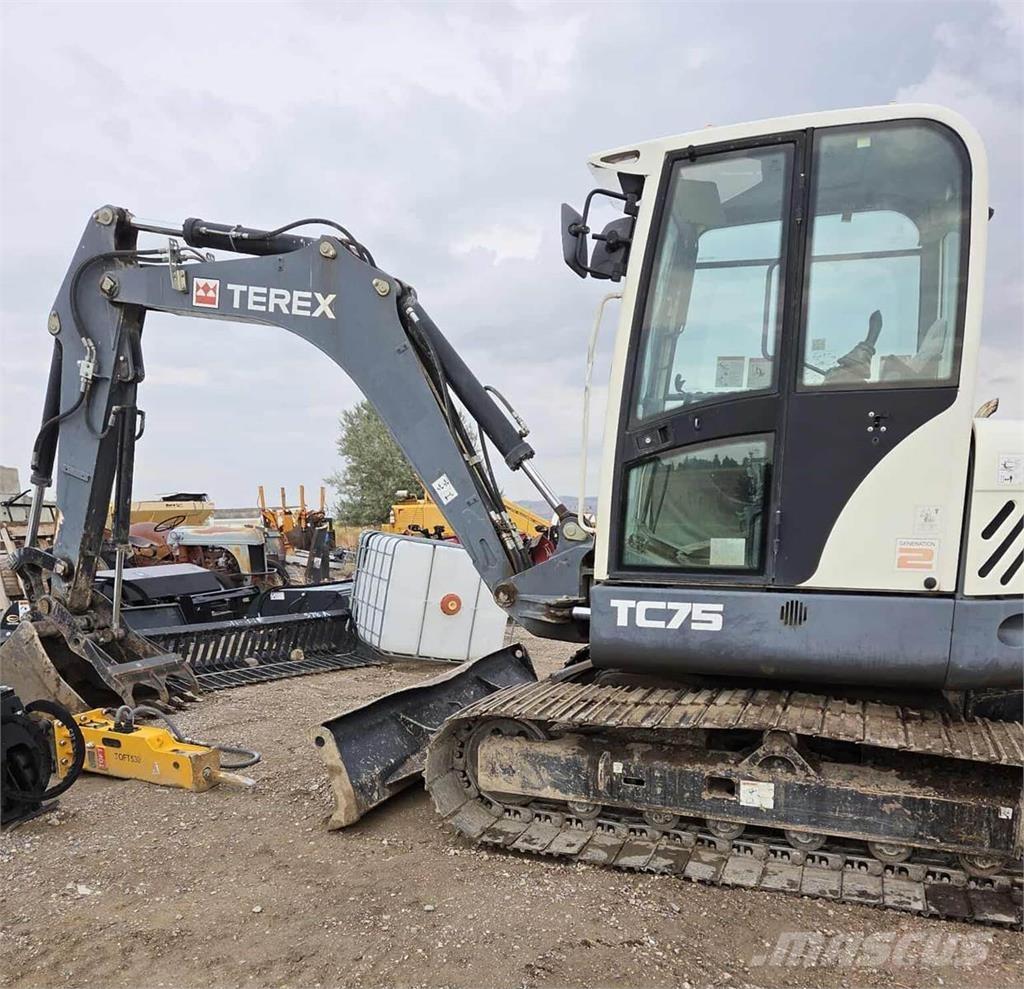 Terex TC75 Vikšriniai ekskavatoriai