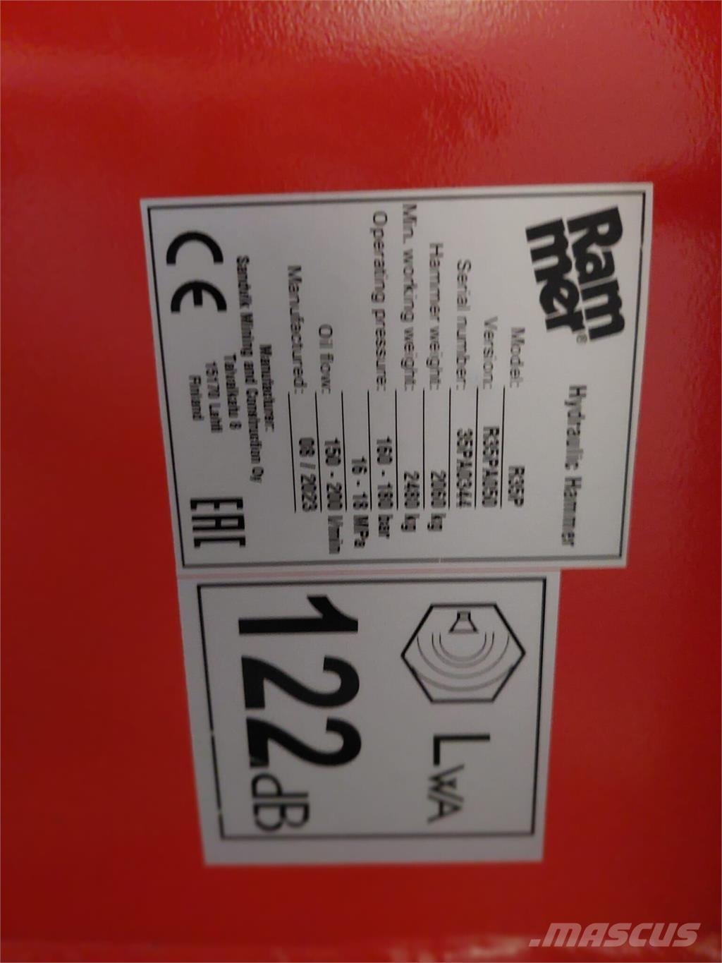 Rammer R35P Statyba - Kita