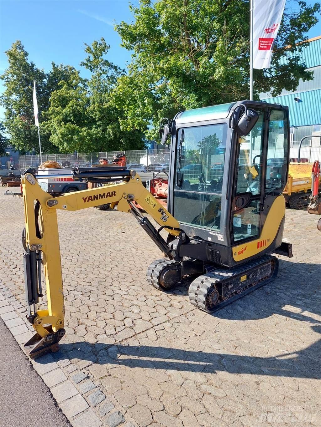 Yanmar SV16 Vikšriniai ekskavatoriai