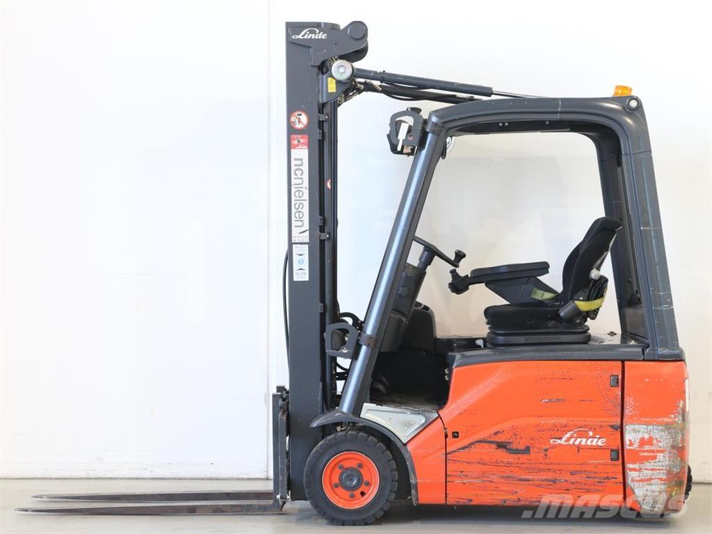 Linde E16/386-01 Elektriniai šakiniai krautuvai