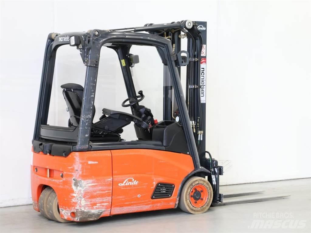 Linde E16/386-01 Elektriniai šakiniai krautuvai