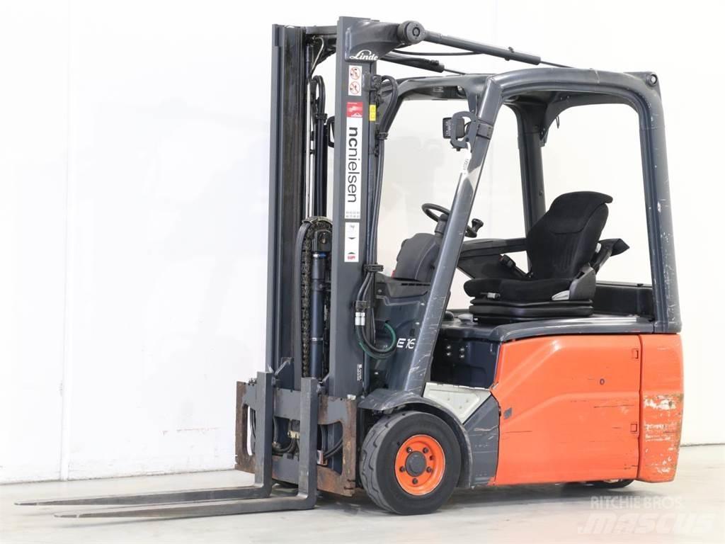 Linde E16/386-01 Elektriniai šakiniai krautuvai