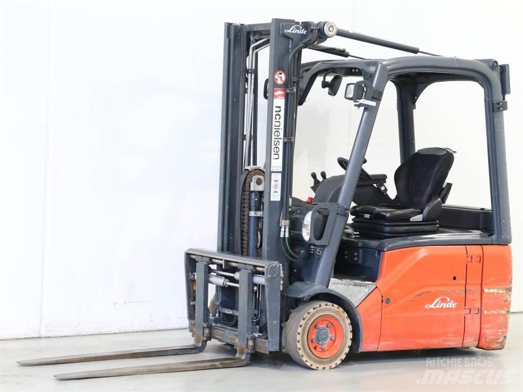 Linde E16/386-01 Elektriniai šakiniai krautuvai
