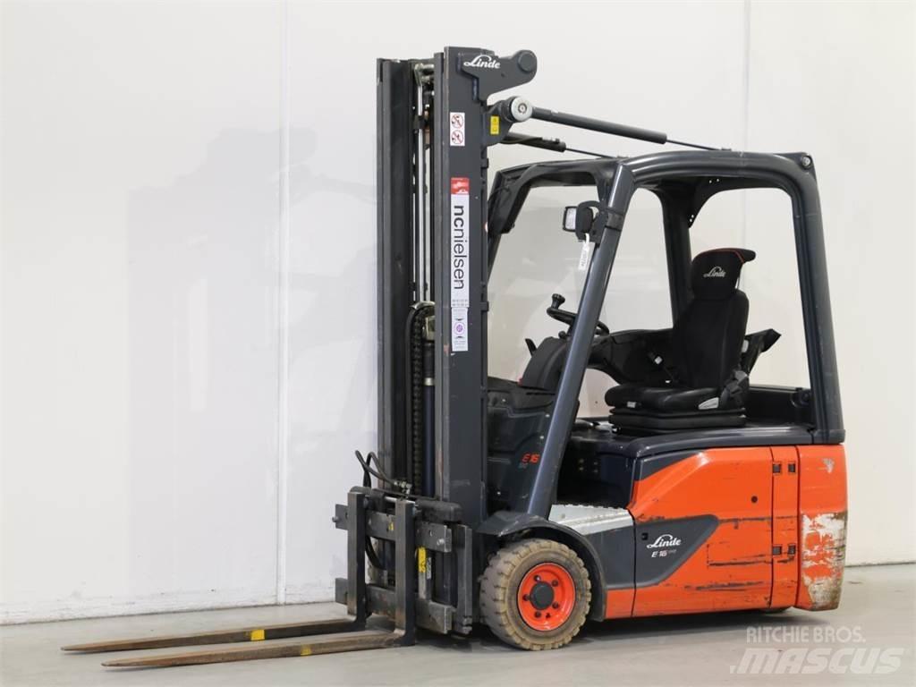 Linde E16/386-02 Elektriniai šakiniai krautuvai