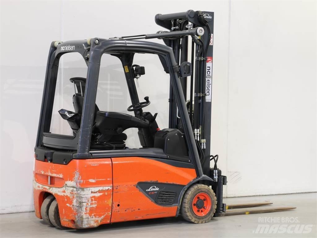 Linde E16/386-02 Elektriniai šakiniai krautuvai