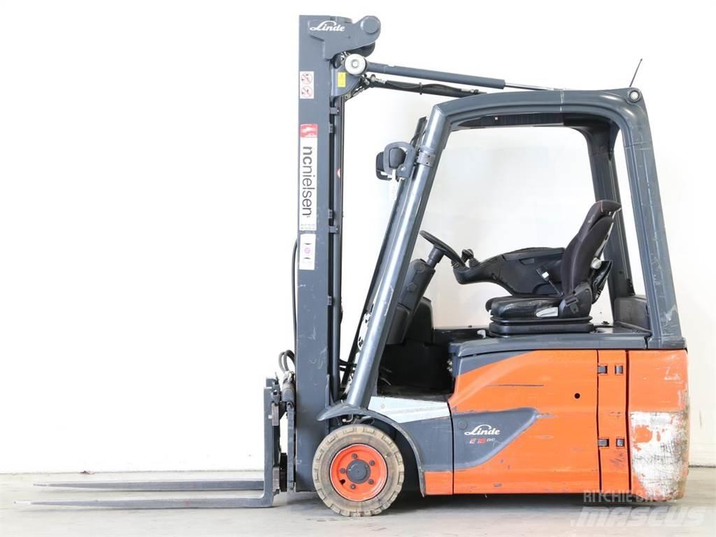 Linde E16/386-02 EVO Elektriniai šakiniai krautuvai