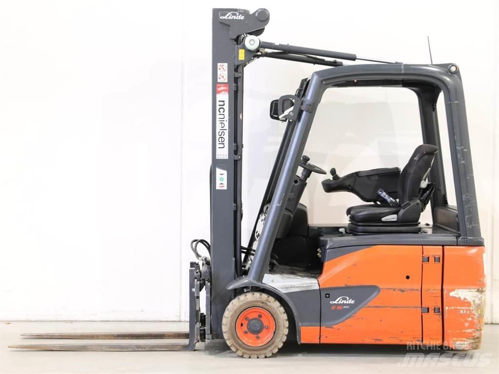 Linde E16/386-02 EVO Elektriniai šakiniai krautuvai