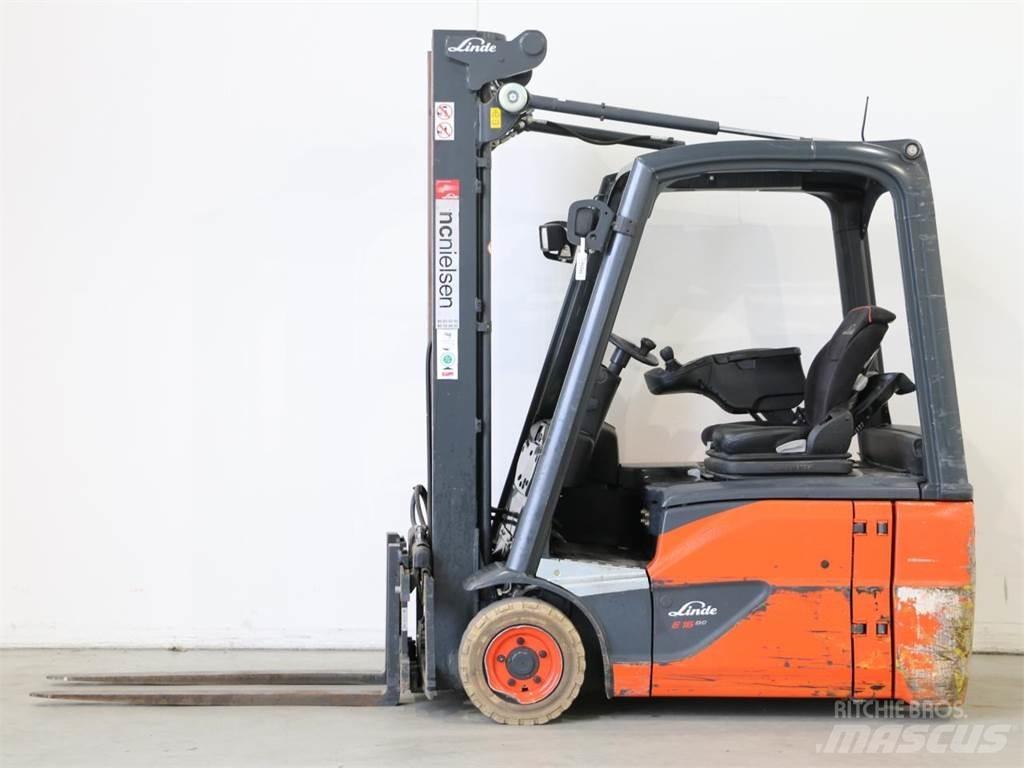 Linde E16/386-02 EVO Elektriniai šakiniai krautuvai