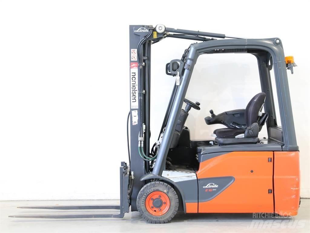 Linde E16/386-02 EVO Elektriniai šakiniai krautuvai