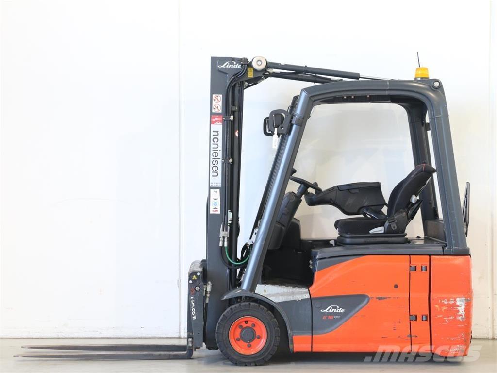 Linde E16/386-02 EVO Elektriniai šakiniai krautuvai