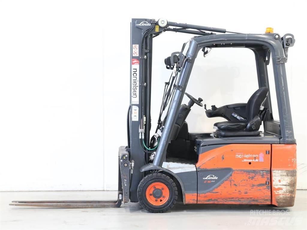 Linde E16/386-02 EVO Elektriniai šakiniai krautuvai