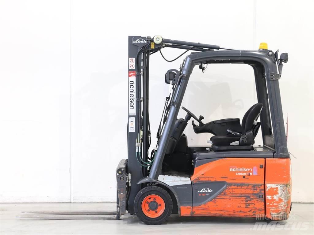 Linde E16/386-02 EVO Elektriniai šakiniai krautuvai