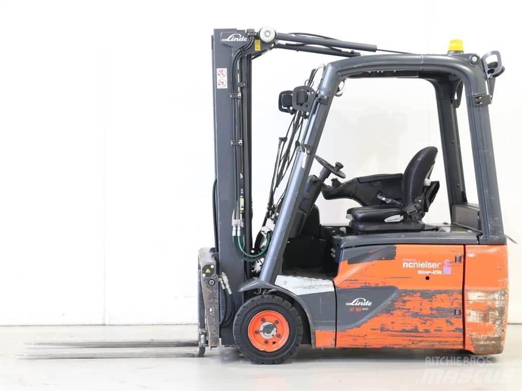 Linde E16/386-02 EVO Elektriniai šakiniai krautuvai