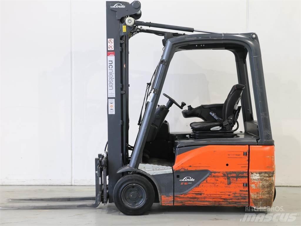 Linde E16/386-02 EVO Elektriniai šakiniai krautuvai