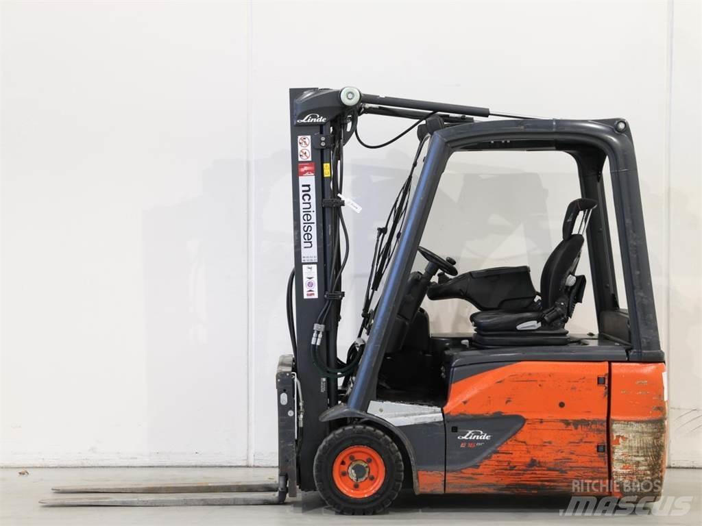 Linde E16/386-02 EVO Elektriniai šakiniai krautuvai