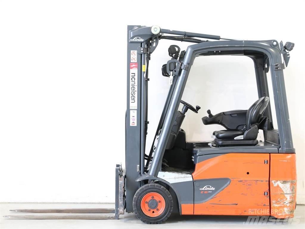 Linde E16/386-02 EVO Elektriniai šakiniai krautuvai