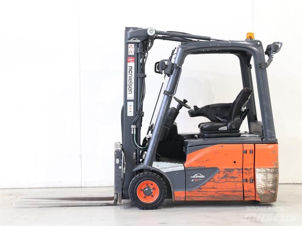 Linde E16/386-02 EVO Elektriniai šakiniai krautuvai