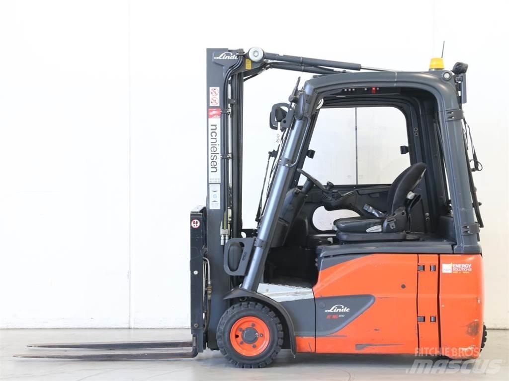 Linde E16/386-02 EVO Elektriniai šakiniai krautuvai