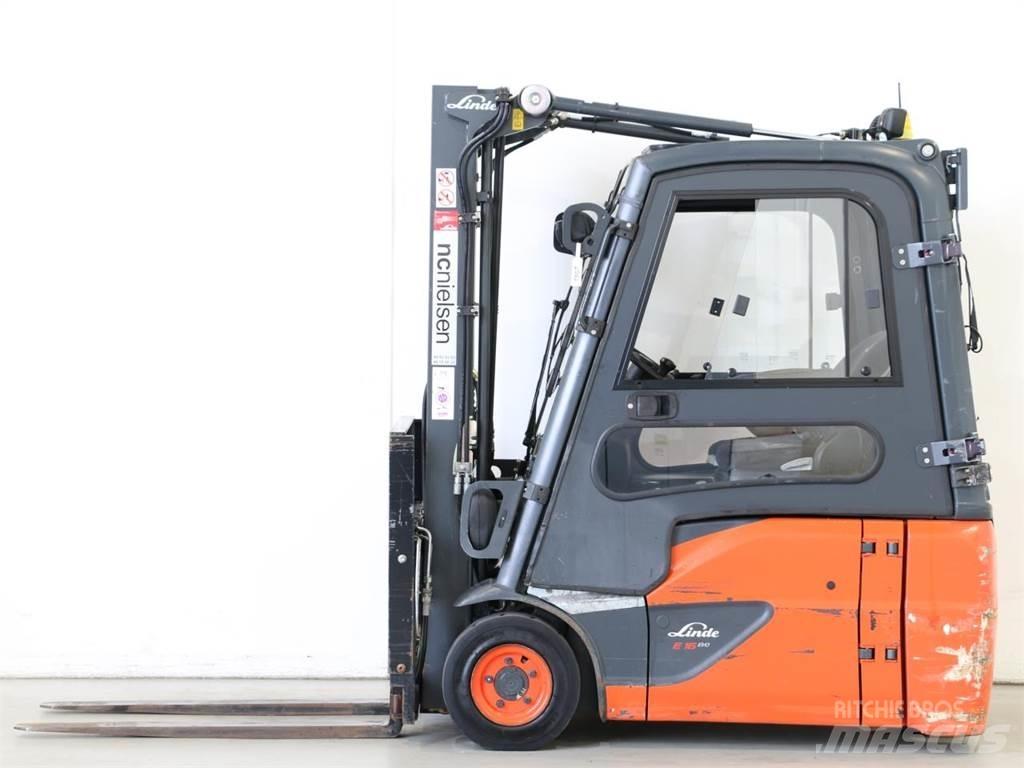 Linde E16/386-02 EVO Elektriniai šakiniai krautuvai