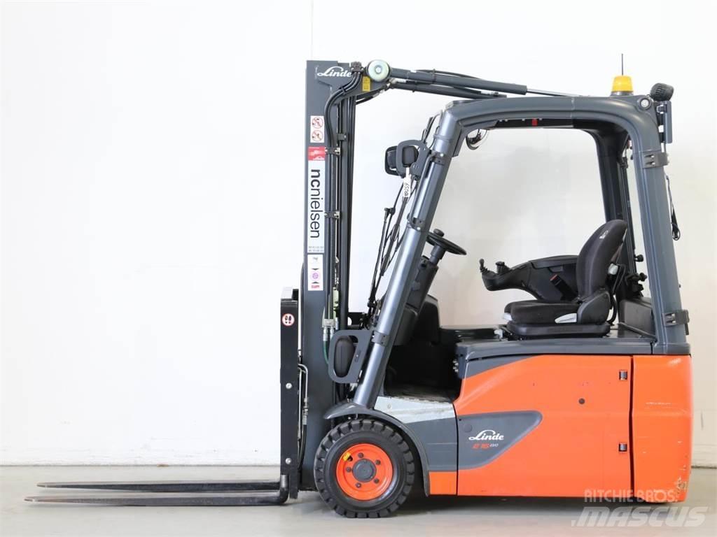 Linde E16/386-02 EVO Elektriniai šakiniai krautuvai