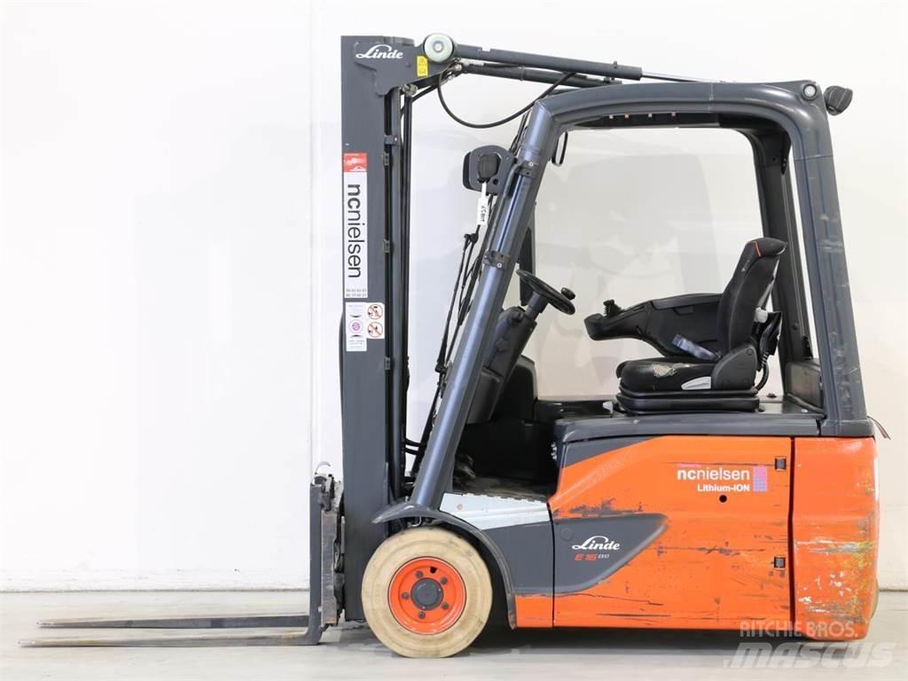 Linde E16/386-02 EVO Elektriniai šakiniai krautuvai