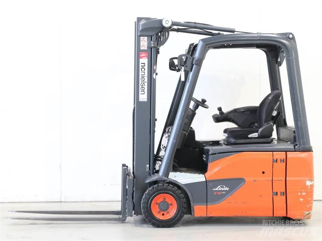 Linde E16/386-02 EVO Elektriniai šakiniai krautuvai