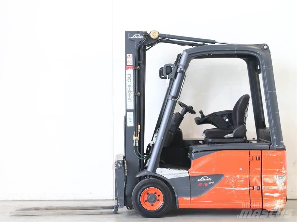 Linde E16/386-02 EVO Elektriniai šakiniai krautuvai