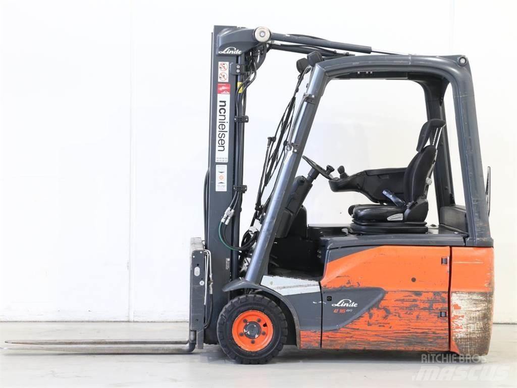 Linde E16 EVO/386-02 Elektriniai šakiniai krautuvai