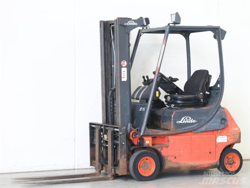 Linde E16P/335-02 Elektriniai šakiniai krautuvai