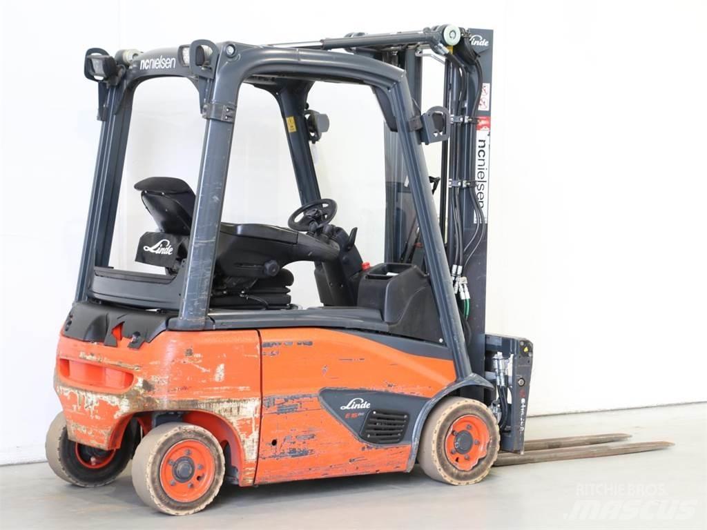 Linde E16P/386-02 Elektriniai šakiniai krautuvai