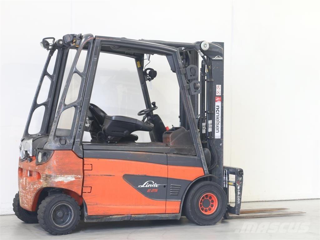 Linde E25L/387 Elektriniai šakiniai krautuvai