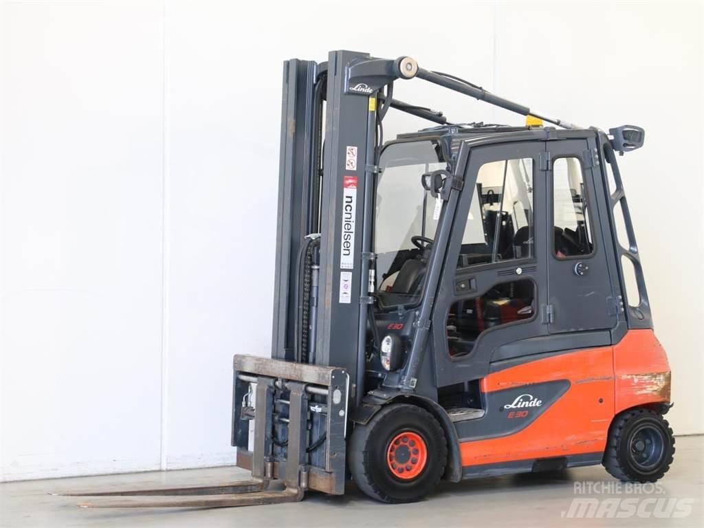 Linde E30/387 Elektriniai šakiniai krautuvai