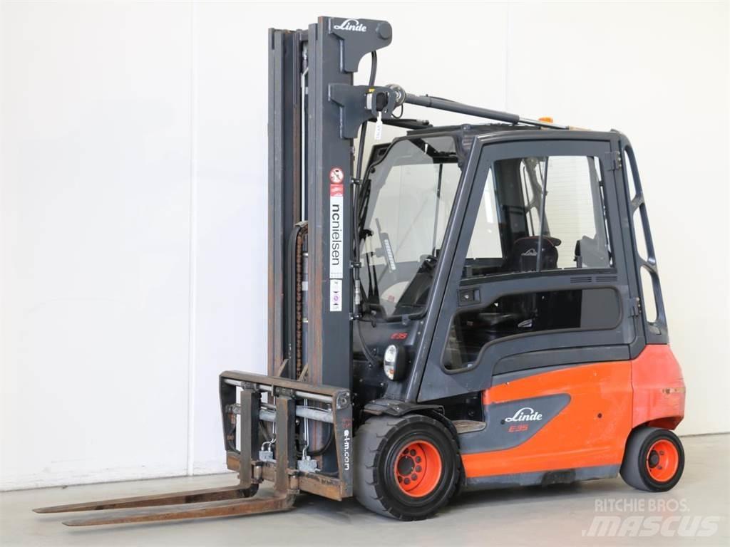 Linde E35L/387 Elektriniai šakiniai krautuvai