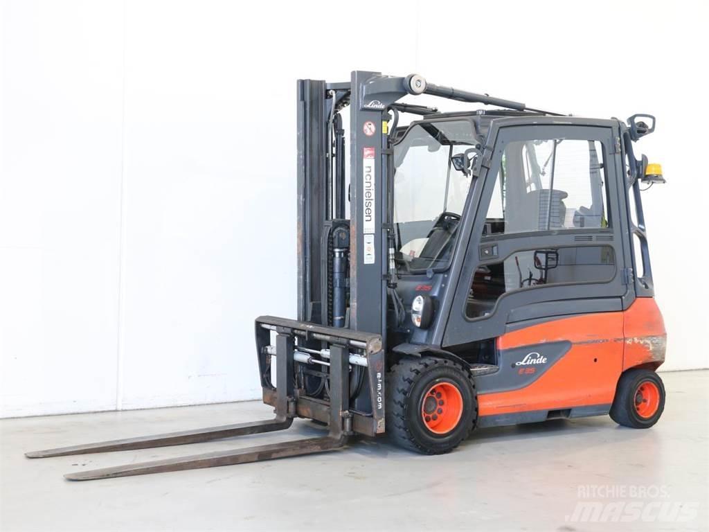 Linde E35L/387 Elektriniai šakiniai krautuvai