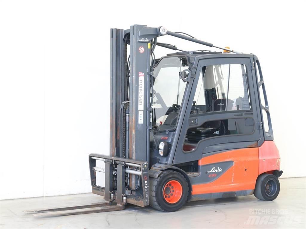 Linde E35L/387 Elektriniai šakiniai krautuvai
