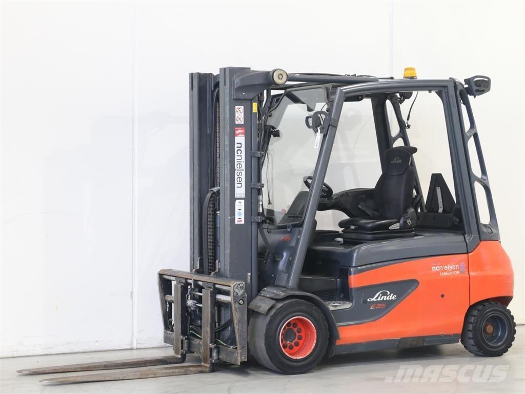 Linde E35L/387 Elektriniai šakiniai krautuvai