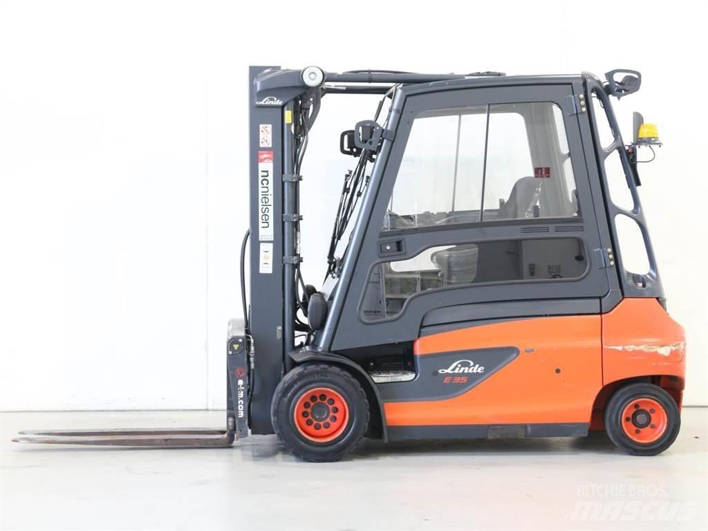 Linde E35L/387-01 Elektriniai šakiniai krautuvai