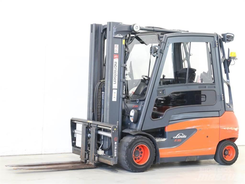 Linde E35L/387-01 Elektriniai šakiniai krautuvai