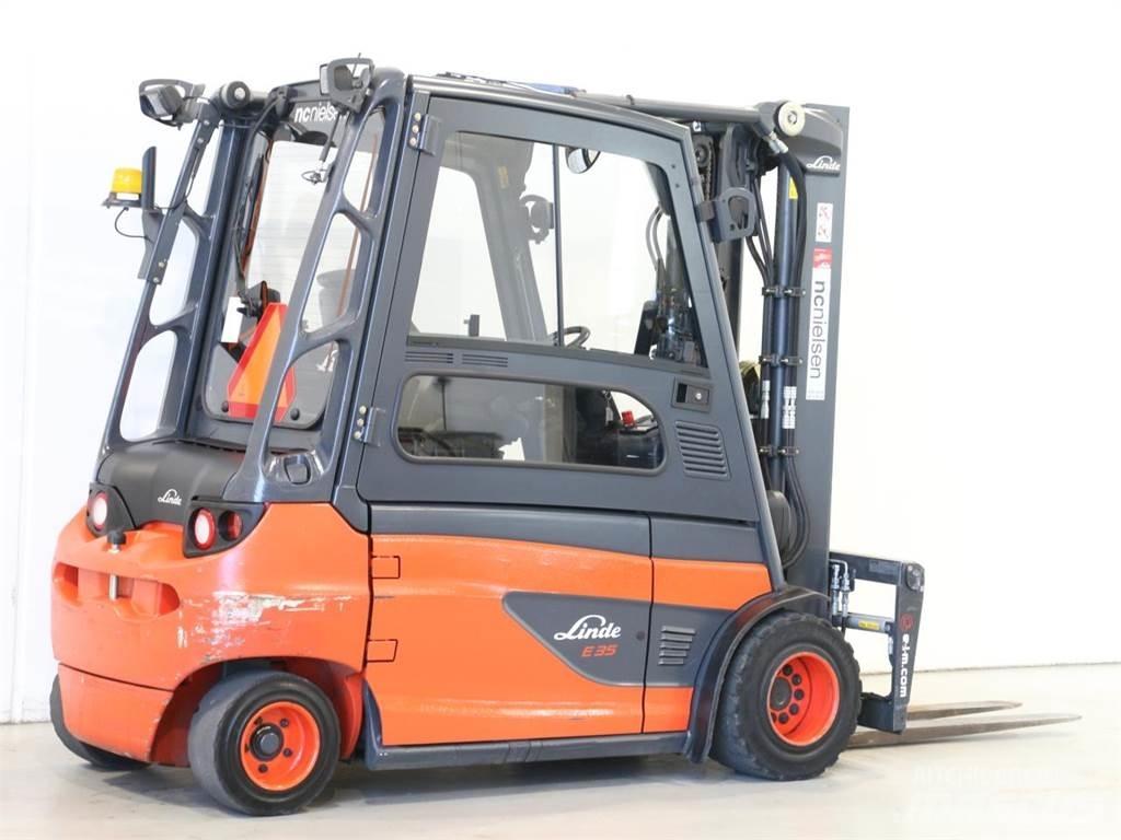 Linde E35L/387-01 Elektriniai šakiniai krautuvai