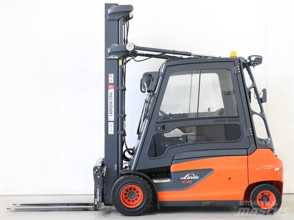 Linde E35L/387-01 Elektriniai šakiniai krautuvai
