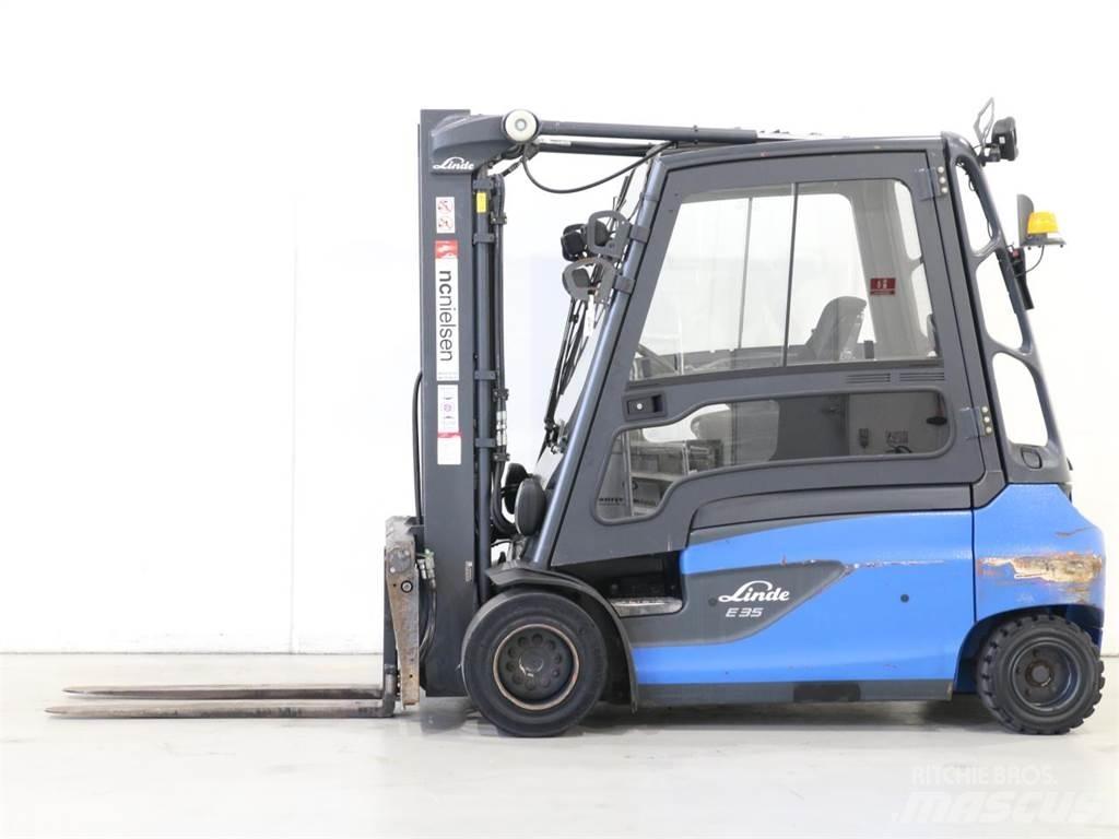Linde E35L/387-01 Elektriniai šakiniai krautuvai