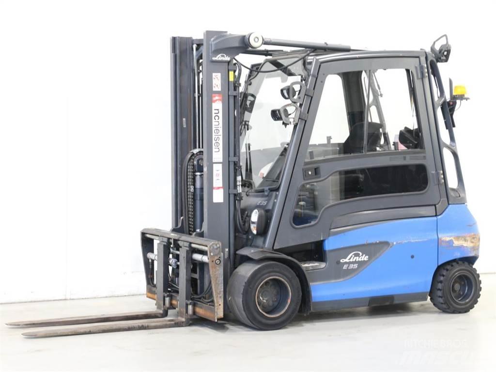 Linde E35L/387-01 Elektriniai šakiniai krautuvai
