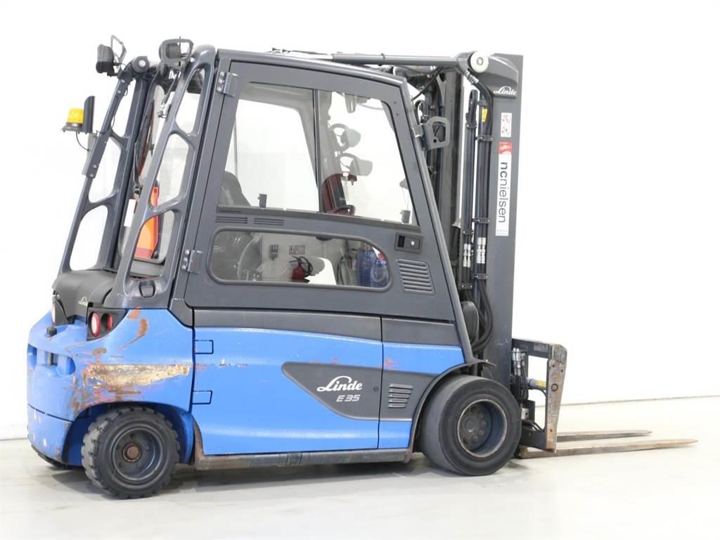 Linde E35L/387-01 Elektriniai šakiniai krautuvai