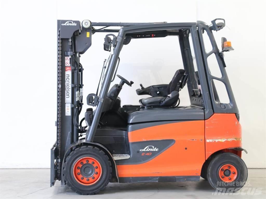 Linde E40/600H/388 Elektriniai šakiniai krautuvai