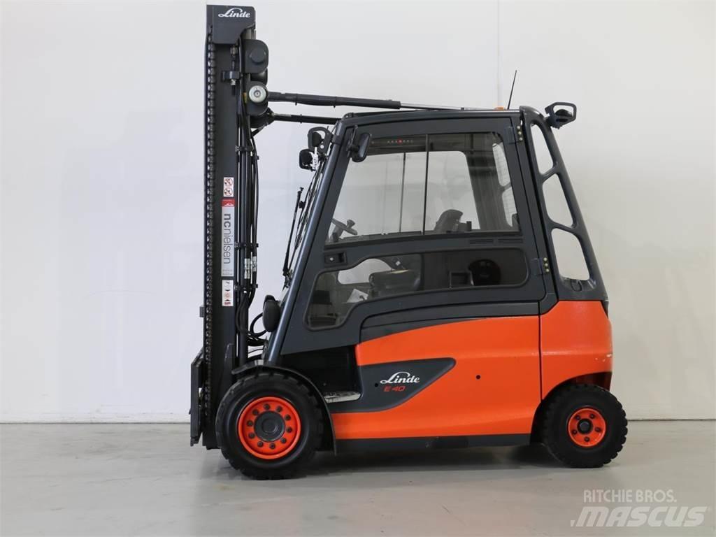 Linde E40/600HL/388 Elektriniai šakiniai krautuvai
