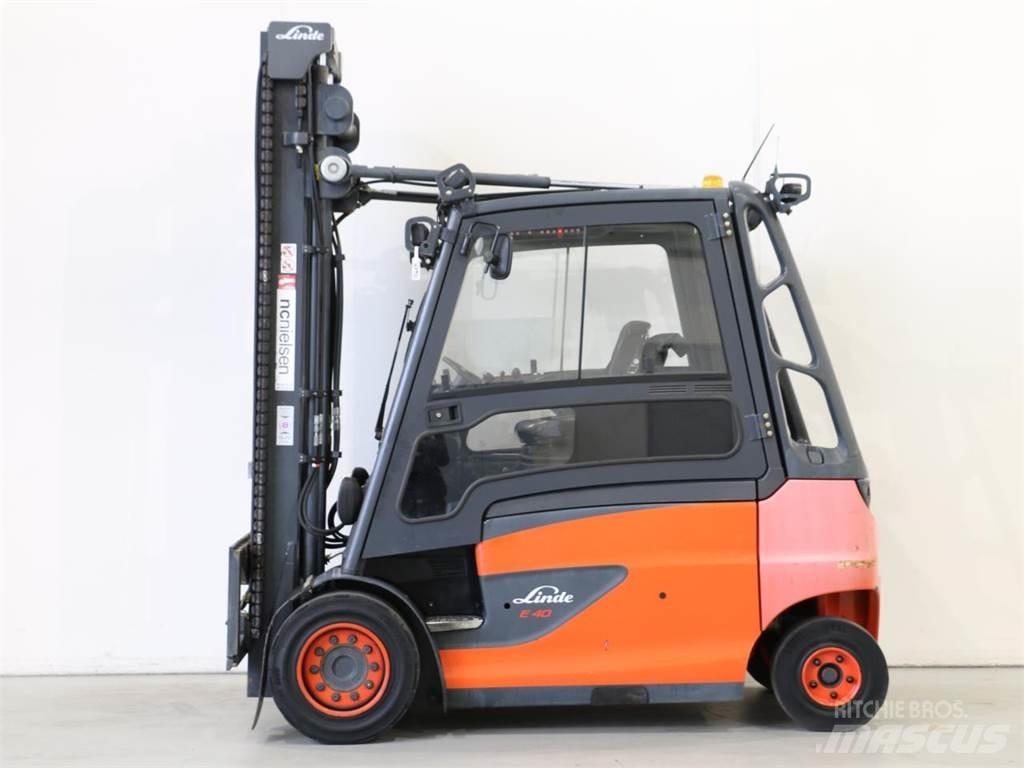 Linde E40/600HL/388 Elektriniai šakiniai krautuvai