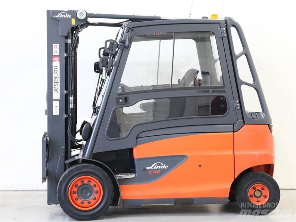 Linde E40/600HL/388 Elektriniai šakiniai krautuvai