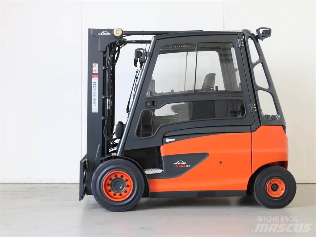 Linde E40/600HL/388 Elektriniai šakiniai krautuvai