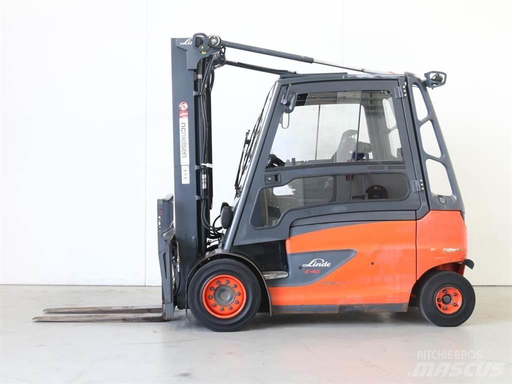 Linde E40/600HL/388 Elektriniai šakiniai krautuvai